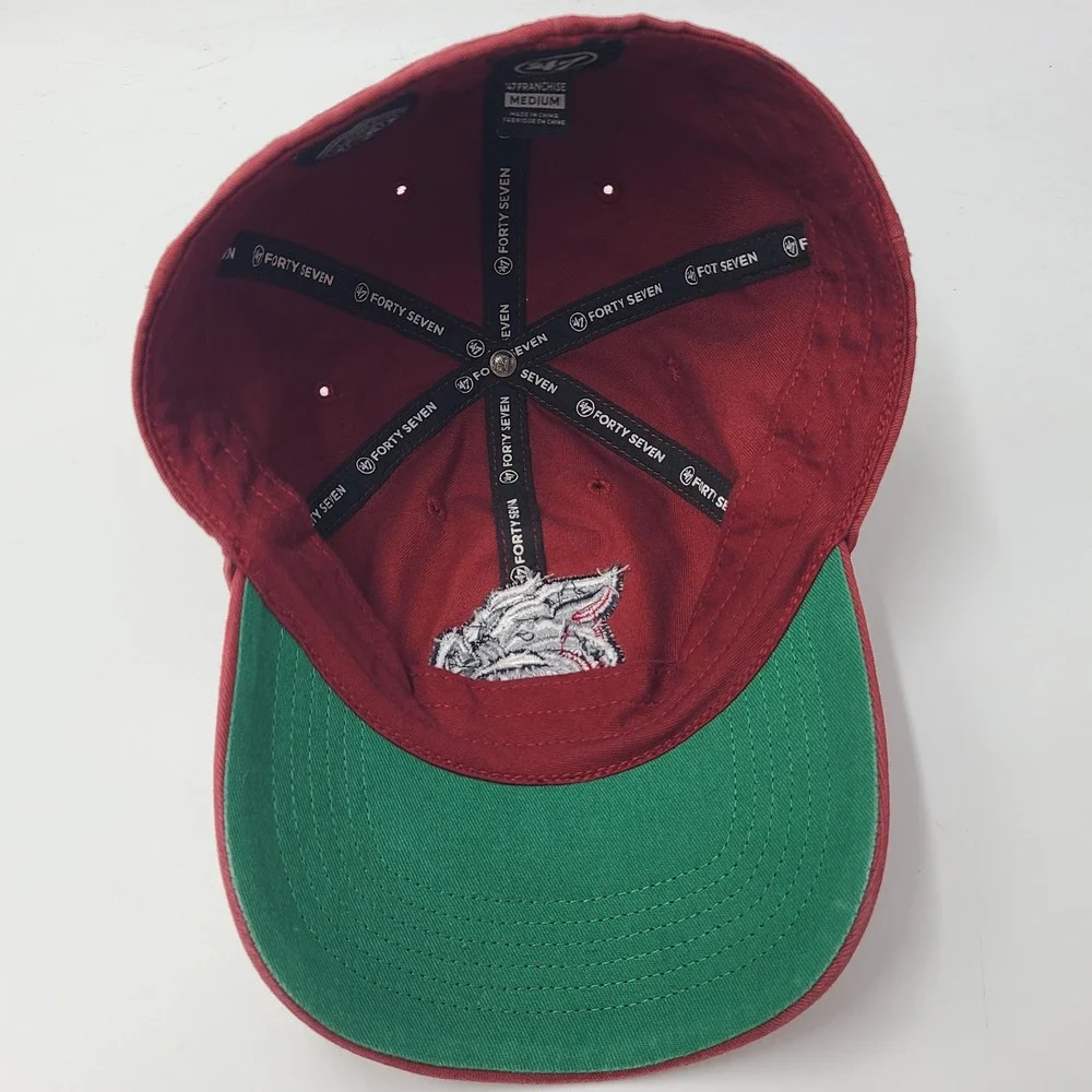Lehigh Valley IronPigs Hat Fitted M 47 Brand Franchise Red MiLB Baseball Men